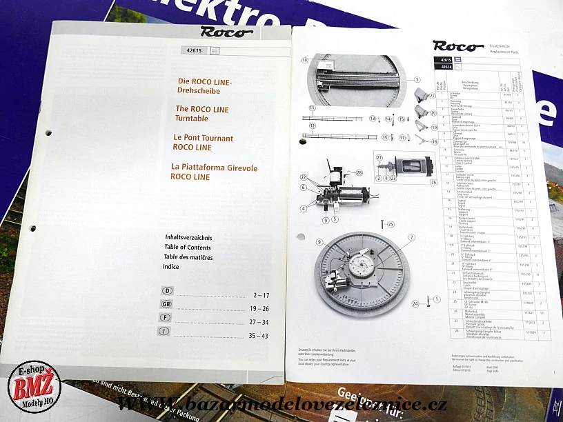 Roco - Elektrická točna - 42615 - HO