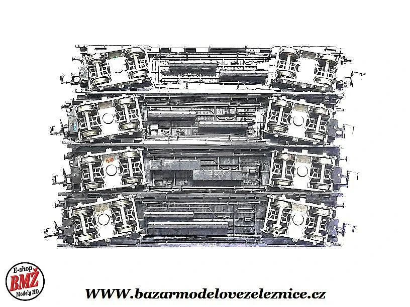 Fleischmann - Set 4 osobních vozů DR - N