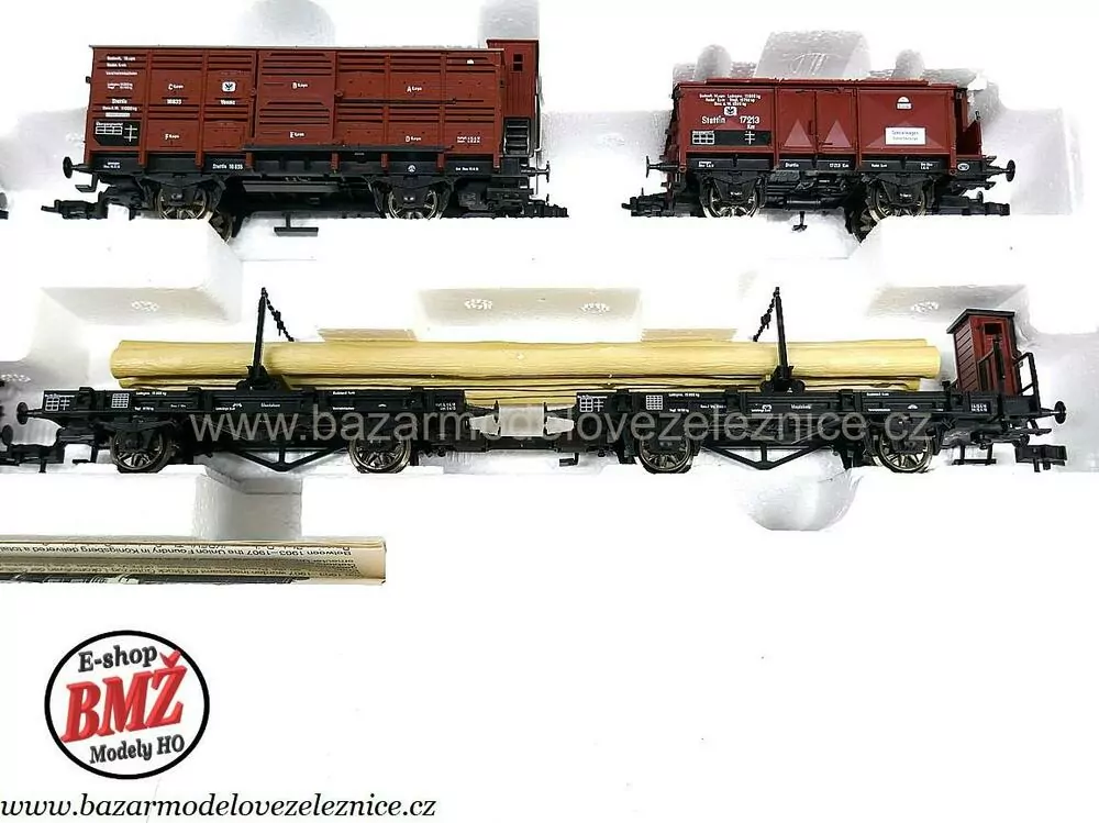Fleischmann - DC - Set s BR 53 K.P.E.V. + 5 nákl. vozů - HO