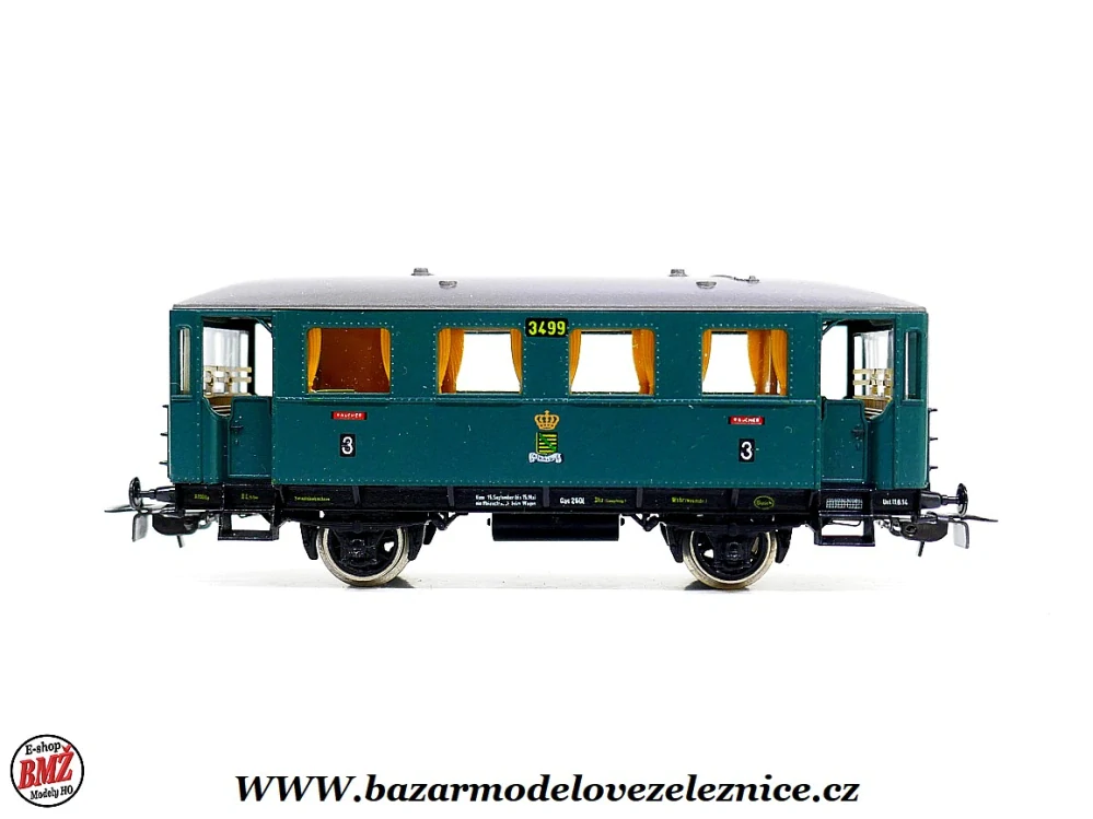 Piko DDR - DC - Set s BR 75 SASKO + 3 Os. vozy - HO