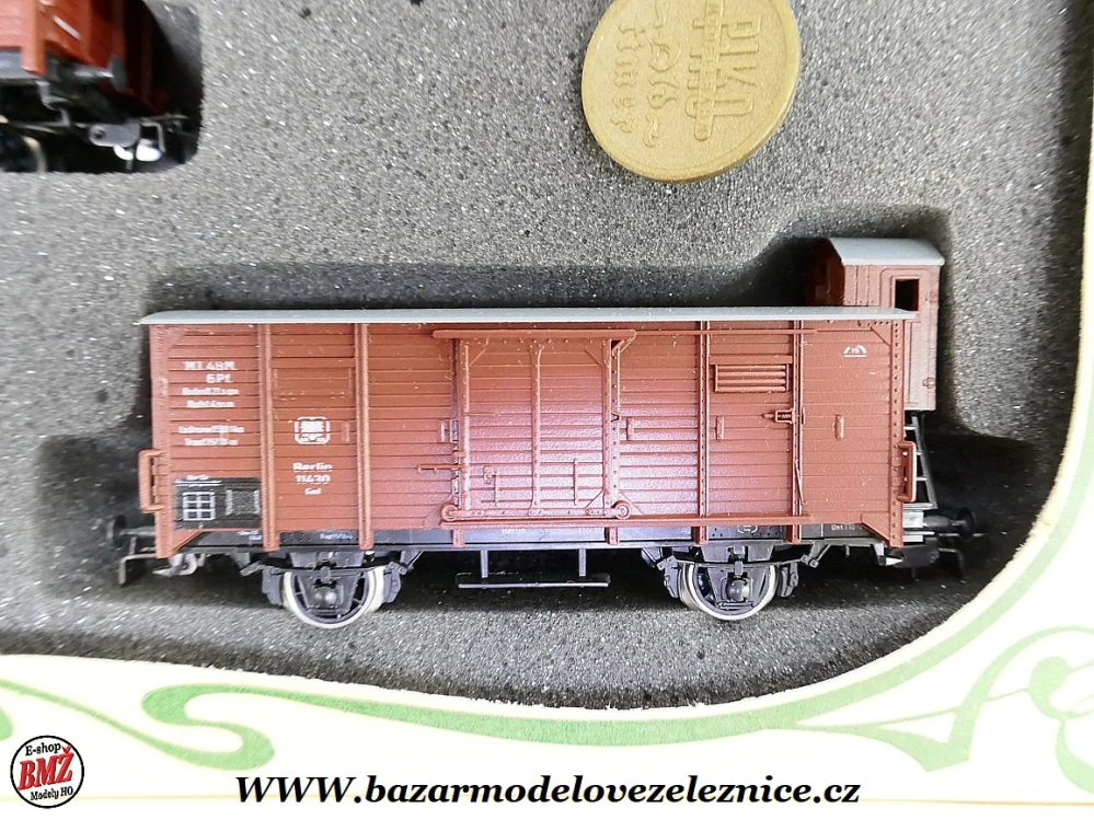 Piko DDR - DC - Set s BR 55 K.P.E.V. + 3 nákl. vozy - HO