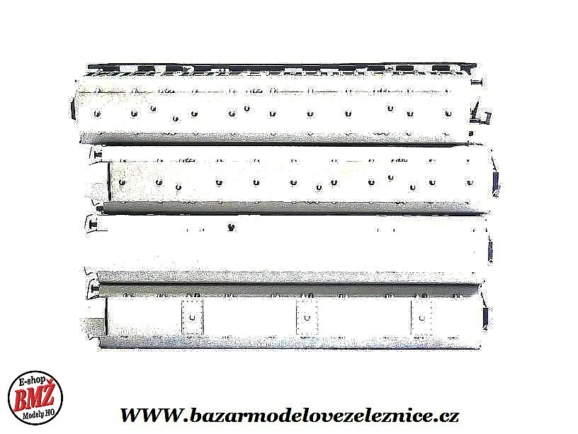Fleischmann - Set 4 osobních vozů DR - N