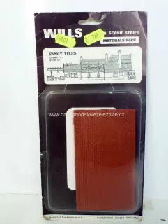 Willis - Střechy budov 2 ks - 13 x 8 cm - HO