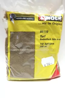 Noch - Pěnová vločka jemná - hnědá (50 g  - HO - TT