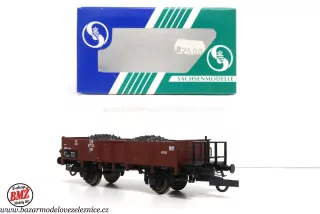 Sachsenmodelle - Nákladní vůz DR s uhlím - HO