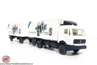 Wiking - Mercedes skřín s přívěsem -   HO
