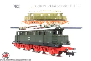 PIKO DDR - DC - Elektrická lokomotiva BR 244 068 DR -HO
