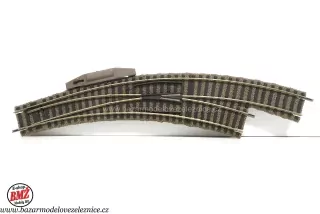 Fleischmann Profi - Výhybka elektrická oblouk. pravá - HO