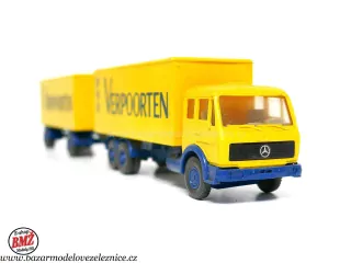 Wiking - Mercedes kontejner s přívěsem -  HO