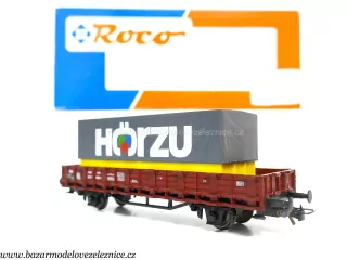 Roco -Nákladní vůz DB s kontejnerem - HO