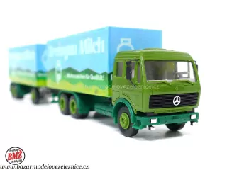 Herpa - Mercedes s přívěsem -  HO