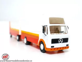 Herpa - Mercedes s přívěsem -  HO