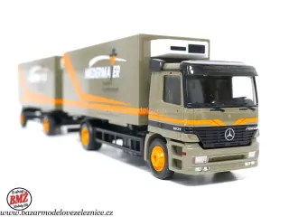 Herpa - Mercedes s přívěsem  -  HO