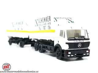 Herpa - Mercedes s přívěsem  -  HO