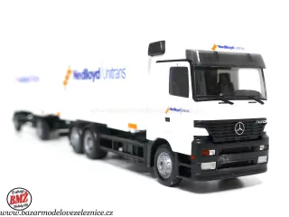 Herpa - Mercedes s přívěsem  -  HO
