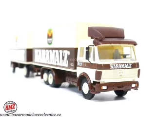 Herpa - Mercedes s přívěsem  -  HO
