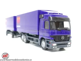 Herpa - Mercedes s přívěsem  -  HO
