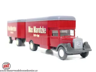 Wiking - Mercedes s přívěsem -  HO