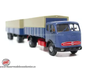 Brekina - Mercedes s přívěsem -  HO