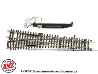 Roco Line - Elektr. výhybka vlevo WL15 230mm, R 873,5mm 15° - HO
