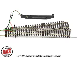 Roco Line - Elektr. výhybka pravá WL15 230mm, R 873,5mm 15° - HO
