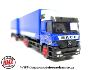 Herpa - Mercedes s přívěsem -  HO