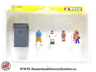 Noch - Figurky - Fronta před toaletou - HO