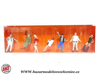 Preiser - Figurky - Riziková cesta domů, z flámu  -  HO