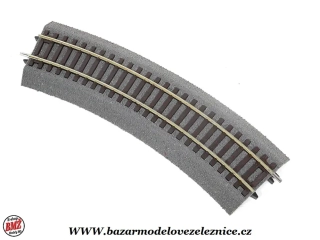 Roco Line - oblouková kolej R2 - 358 mm / 30° s podložím gumové - HO