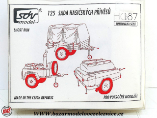 SDV - sada hasičských přívěsů - HO