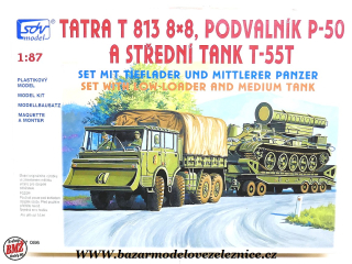 SDV - Tatra T 813 podvalník P50 + tank T55T - HO