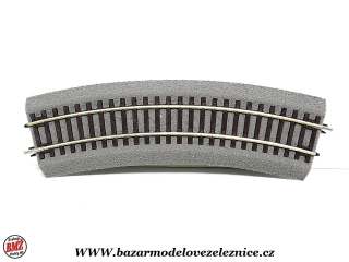Roco Line - oblouková kolej R2 - 358 mm / 30° s podložím gumové - HO