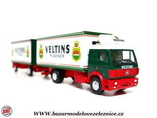 Herpa - Mercedes s přívěsem  -  HO