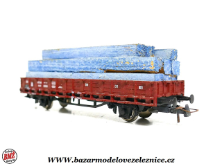 Roco - Klanicový vůz s nákladem - HO