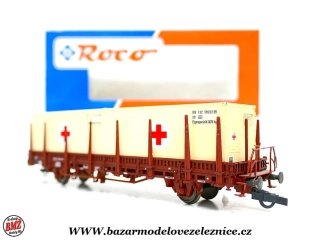 Roco - Klanicový vůz DB s kontejnery + klanice - HO