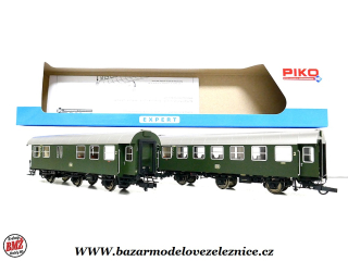 Nové Piko - Set 2 osobních vozů DB 2 tř. 3 osý -  HO