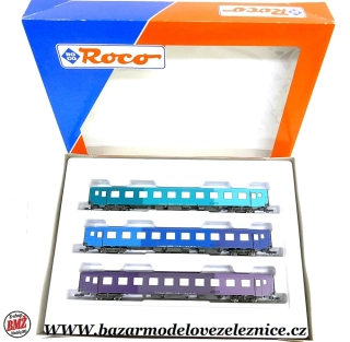 Roco - set 3 osobních vozů OBB  - HO