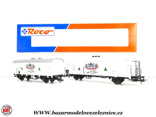 Roco - set 2 chladírenských vozů DB HARZ - HO