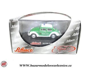 Schuco - VW Brouk Polizei -  kovový model - HO
