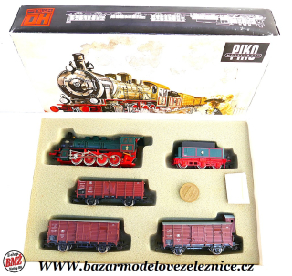 Piko DDR - DC - Set s BR 55 K.P.E.V. + 3 nákl. vozy - HO