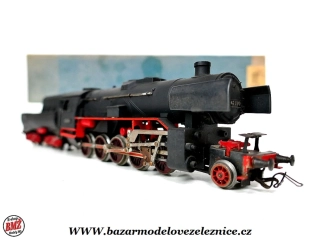 Piko DDR/ Gutzold - DC - Parní lokomotiva BR 42 0001 DR černá matná  - HO