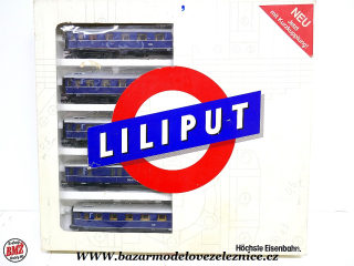 Liliput - Set 5 osobních vozů DB - HO