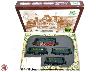 Piko DDR - DC - Set s BR 75 SASKO + 3 Os. vozy - HO
