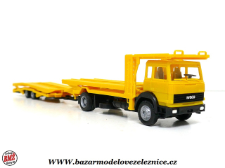 Herpa - Iveco na auta s přívěsem -  HO