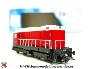 Reifra - ČSTrain - DCC - Dieselová lokomotiva V 75 006 DR - HO