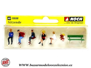 Noch - Sedící figurky - HO