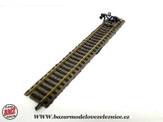 Fleischmann profi 6101 -  Rovná kolej 200 mm s zarážkozu  - HO