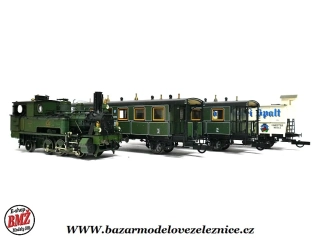 Trix - Set s parní lokomotivou D XI der K.Bay.Sts.B., + 3 vozy - HO