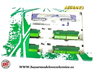 Mehano - DSS - Set s Blue Tiger + 4 výsypné vozy - HO