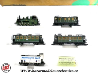 Trix - DC - Set s parní lokomotivou D XI der K.Bay.Sts.B.+ 4 vozy - HO